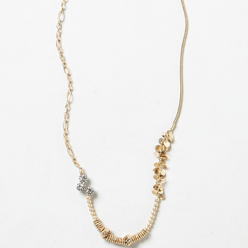 ANTHROPOLOGIE Shimmer Story Necklace